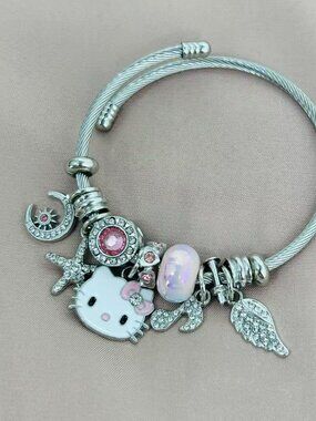 Pink Hello Kitty Bracelet cute